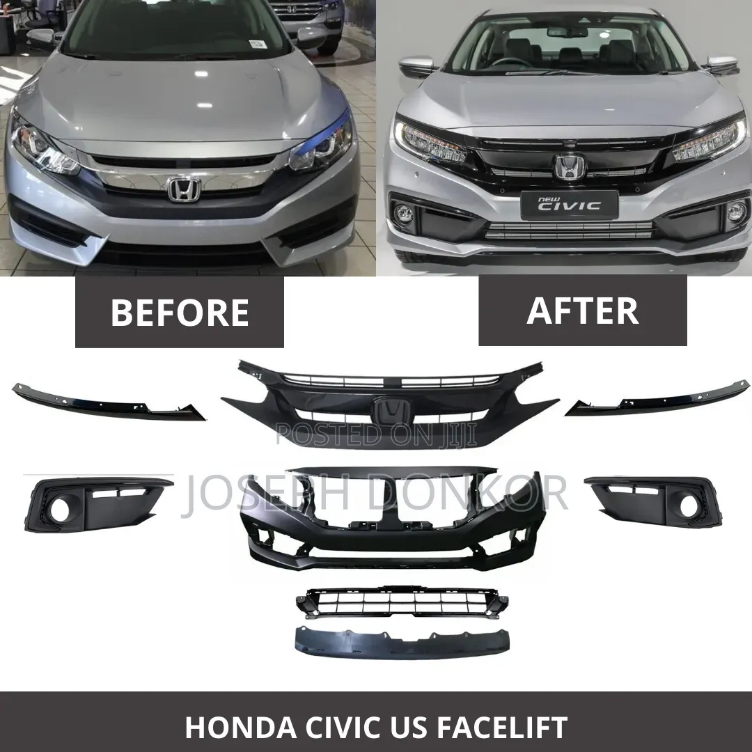 Civic Front Bumper Upgrade Kits to 2019,2020,2021 Touring