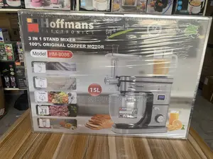 15l 3in1 Stand Mixer With Dough Hook and a Steel Bowl ( Free Delivery)