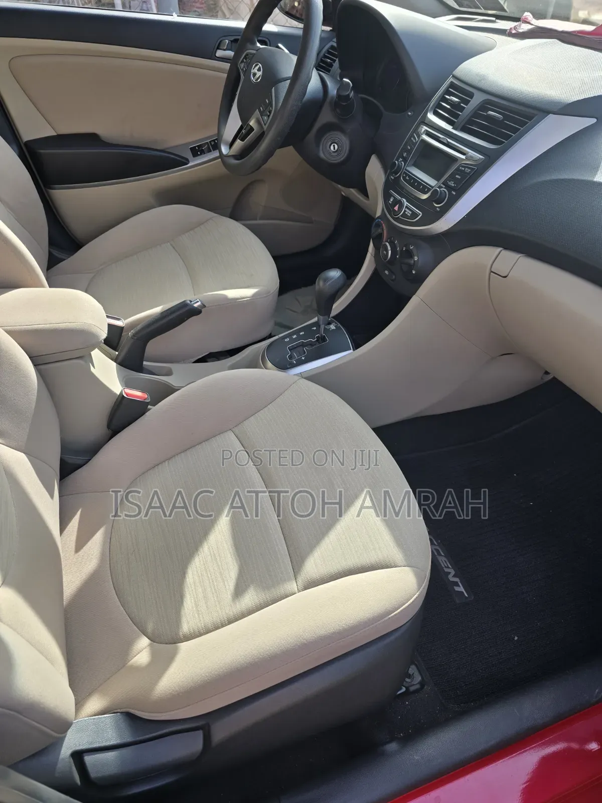 Hyundai Accent 2016 Red