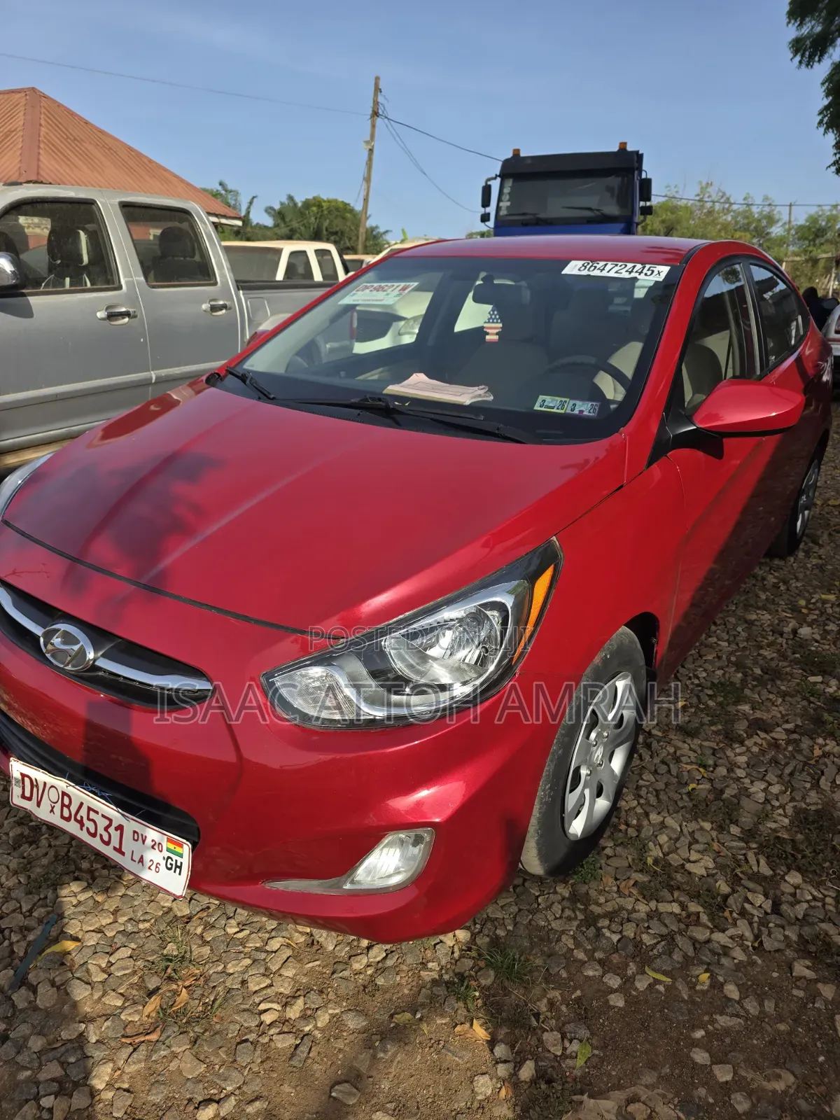 Hyundai Accent 2016 Red