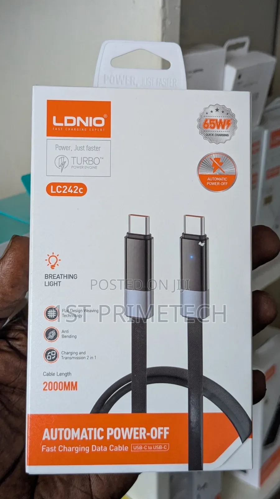 Ldnio Auto Off Type C to C Cable