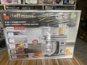 Hoffman 3in1 15l Kitchen Stand Mixer With Blender ( Delivery Is Free )