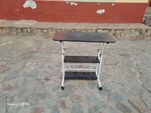 Adjustable Table With Shelves