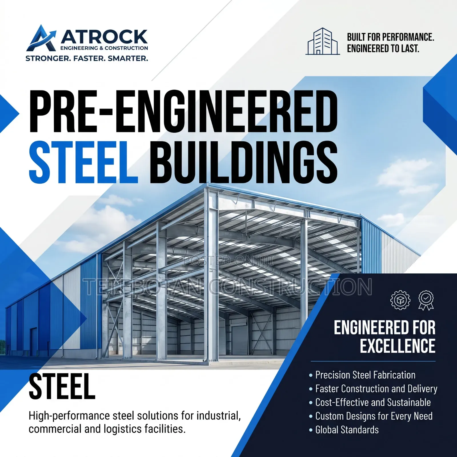 Specialized in Steel Structure Warehouse Fabrication and Installation
