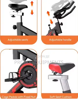 Stationary Spinning Cardio Exercise Bike