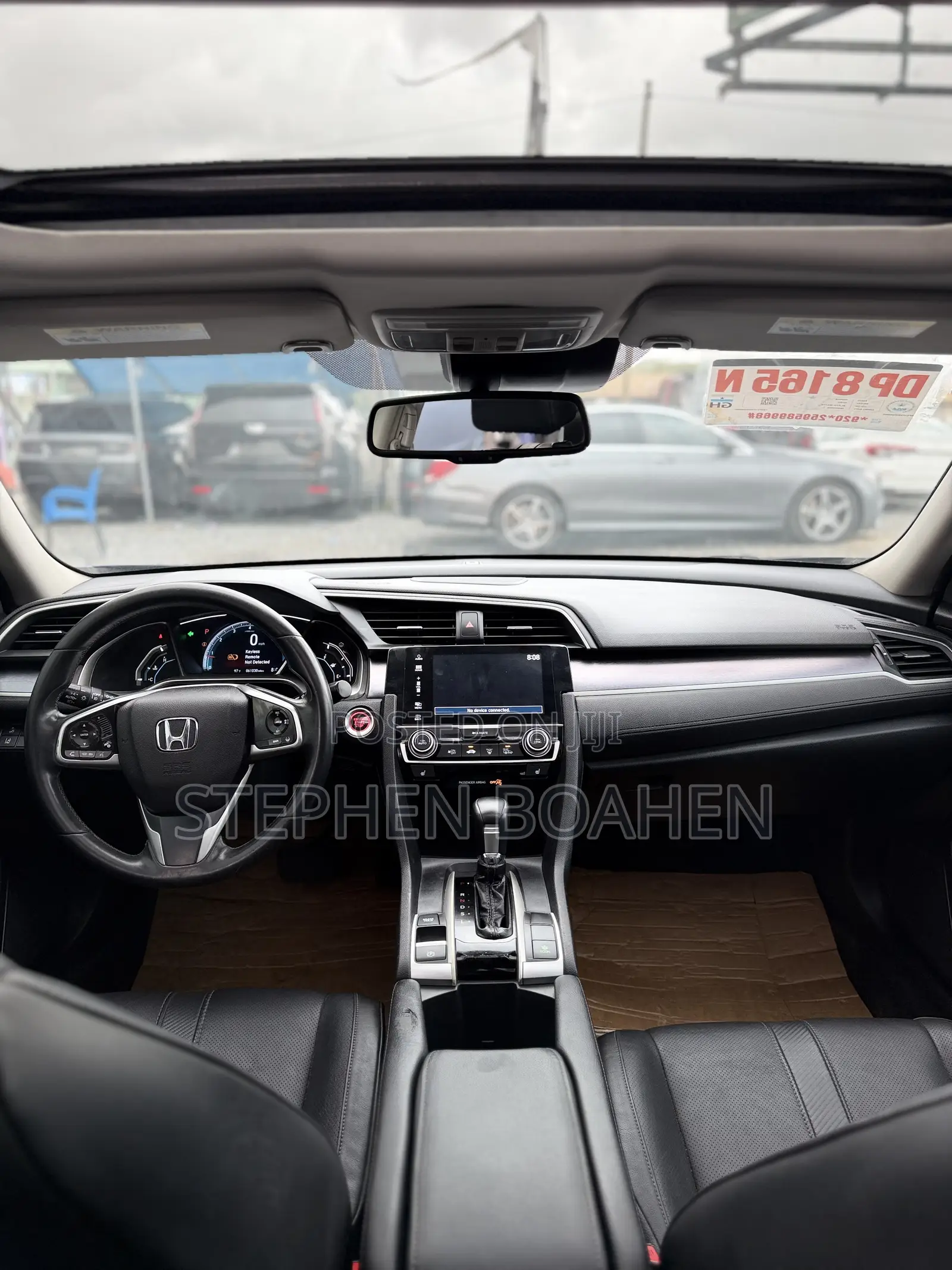 Honda Civic Touring 4dr Sedan (1.5L 4cyl) 2017 Blue