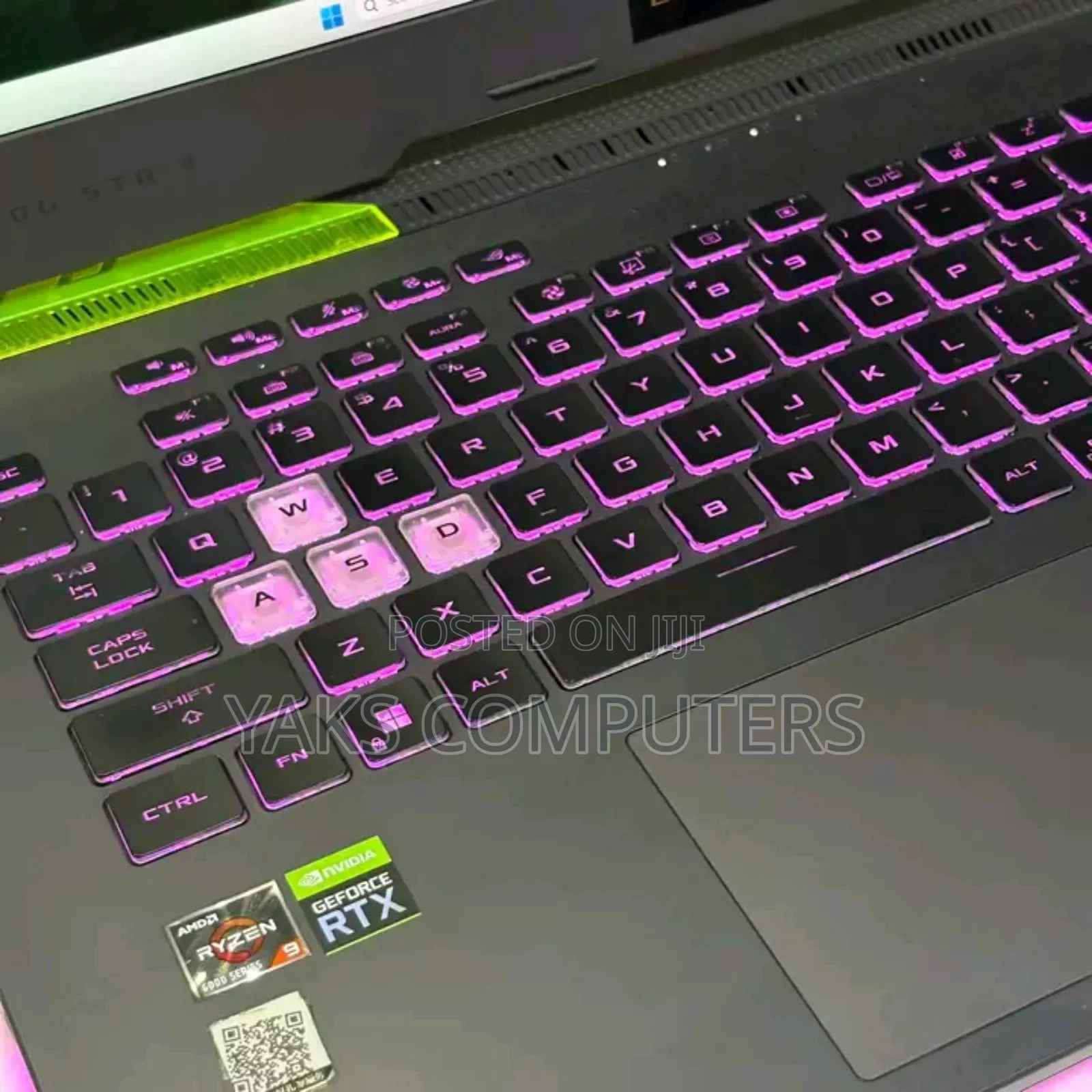 New Laptop Asus ROG Strix G17 16GB AMD Ryzen 9 SSD 1T
