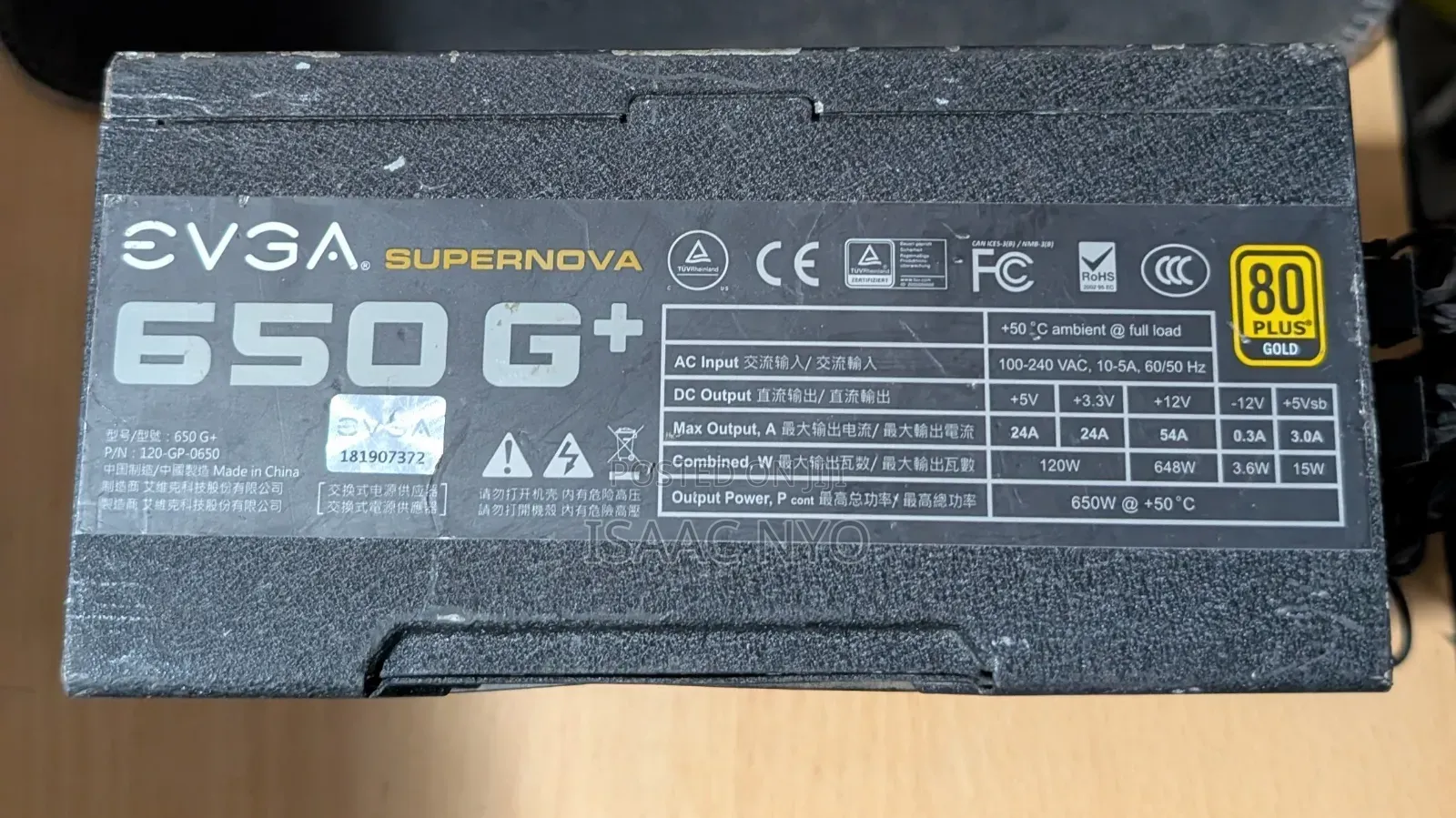 Evga Supernova 650 Psu 80 Gold