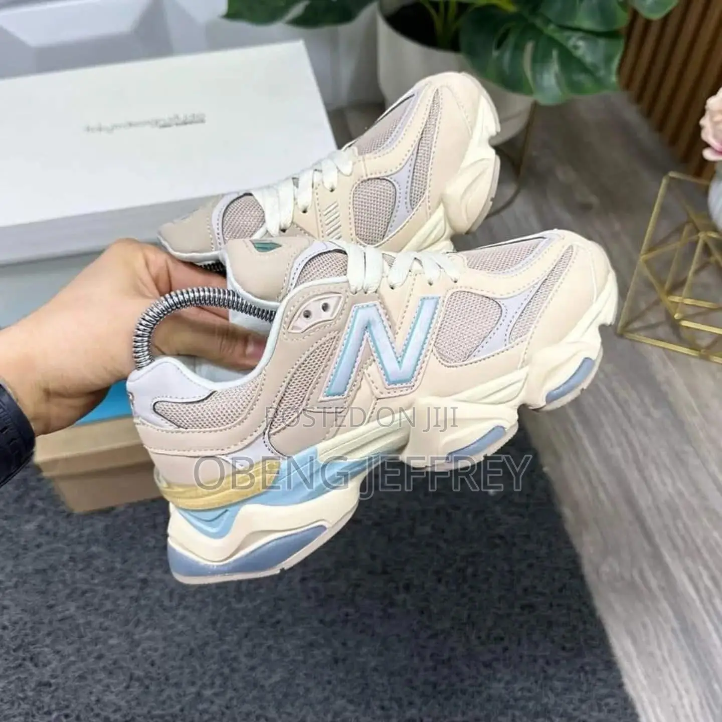Original New Balance 9060 Ivory Cream