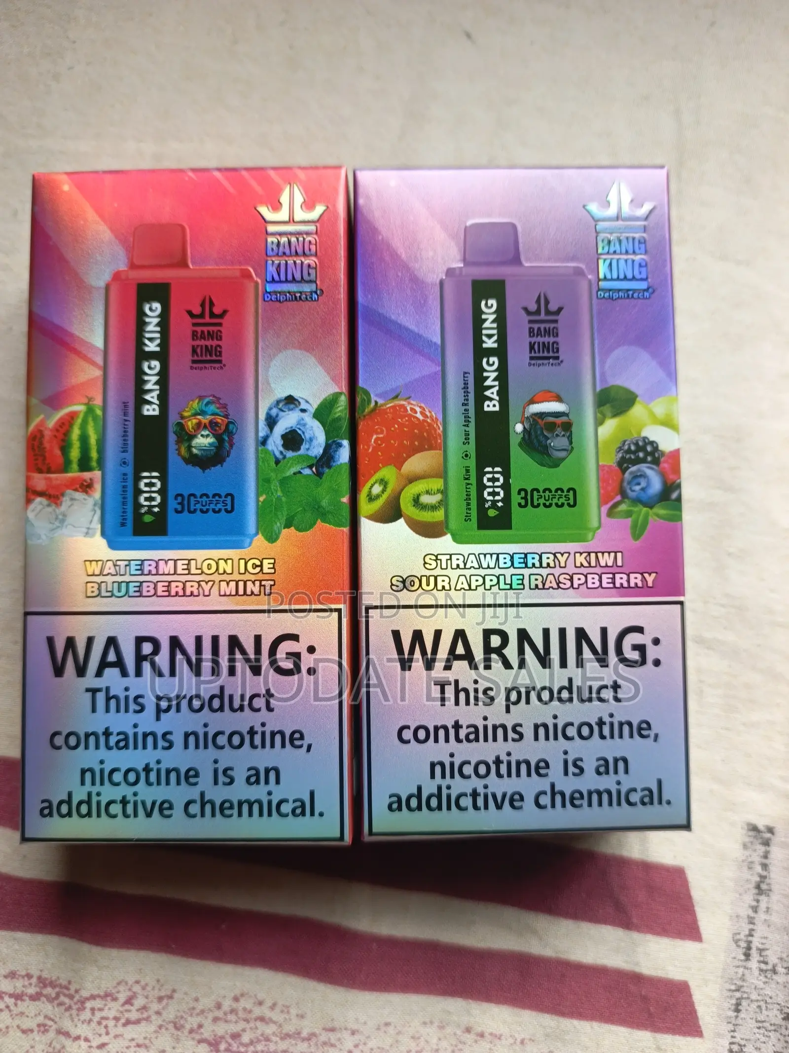 Bang King Chargeable/Disposable Vape/Shisha