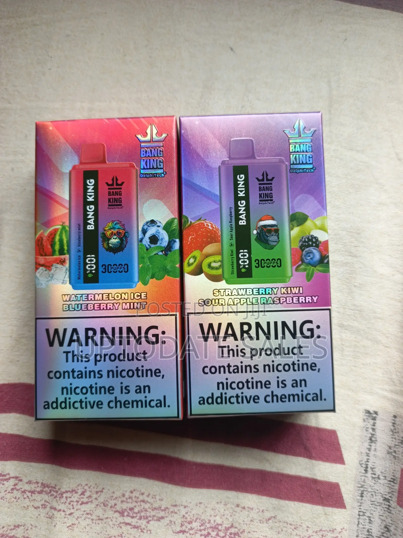Bang King Chargeable/Disposable Vape/Shisha