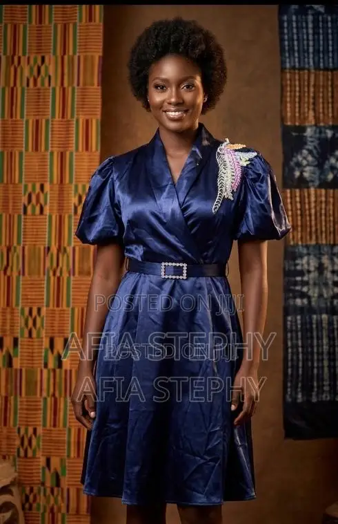 Silk Knee Level Dress