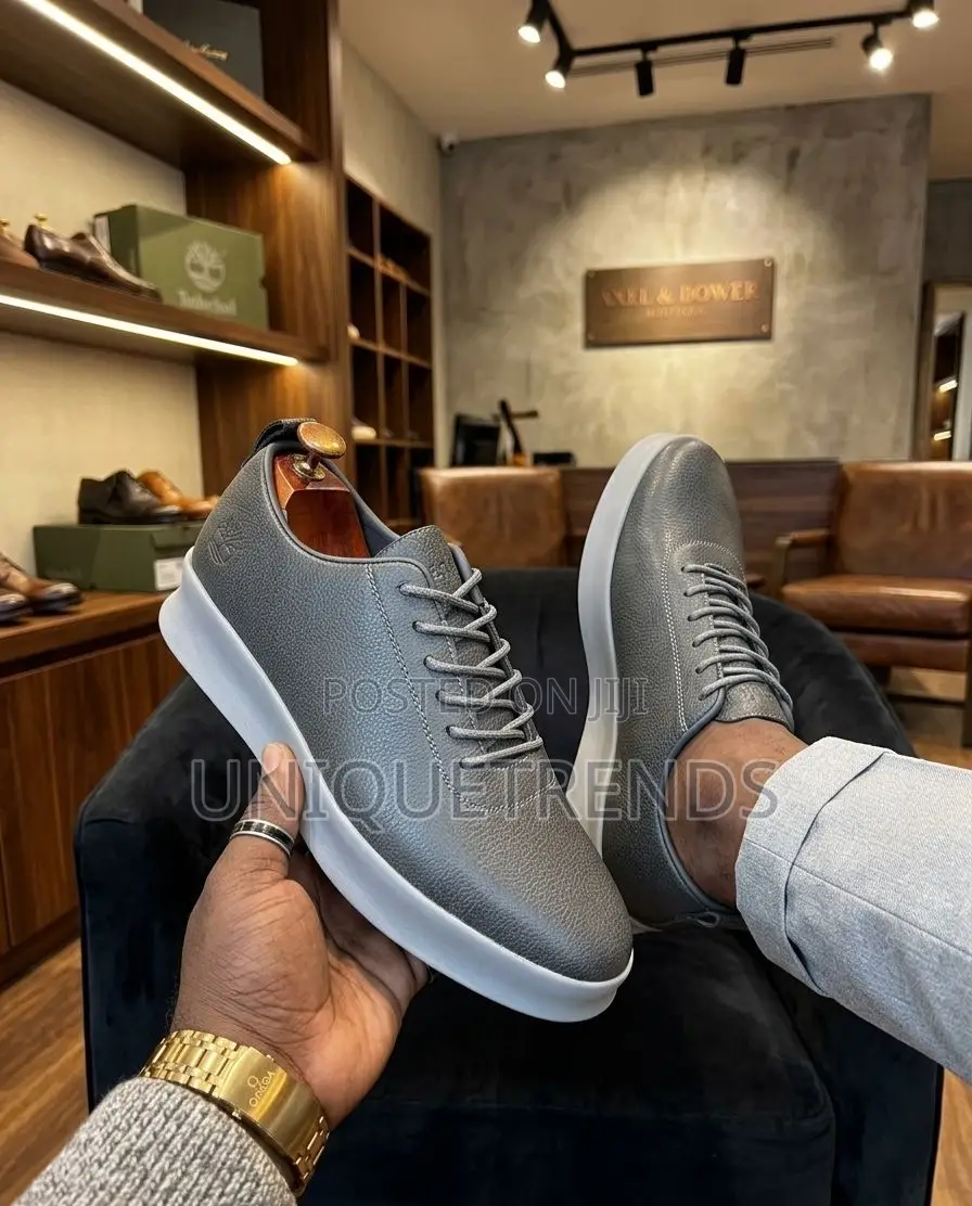 Timberland Casual Leather Sneakers (Grey)