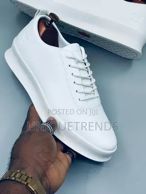 Quality Timberland Lace-Up Casual Sneakers (All White)
