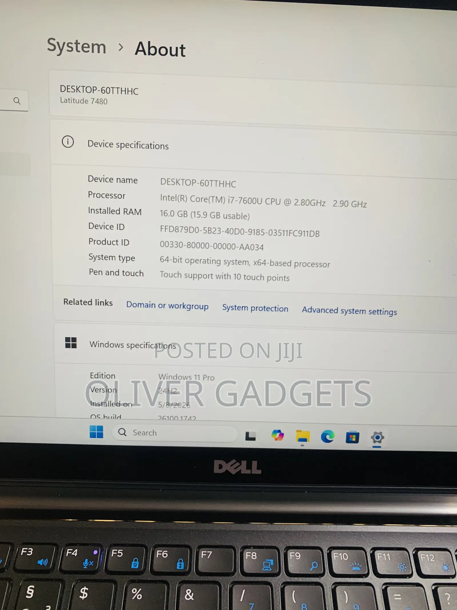 Laptop Dell Latitude 7480 16GB Intel Core i7 SSD 512GB