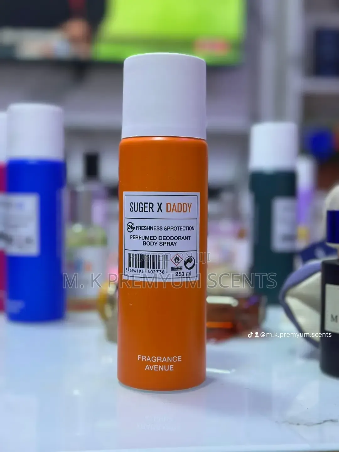 Sugar, Dove Men and Right Guard Sprays