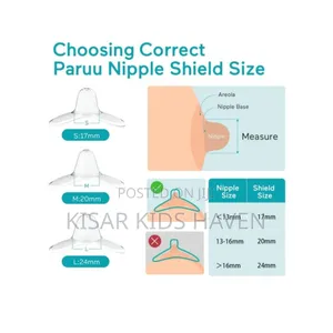 Nipple Shield ( Sizes S, M, L)