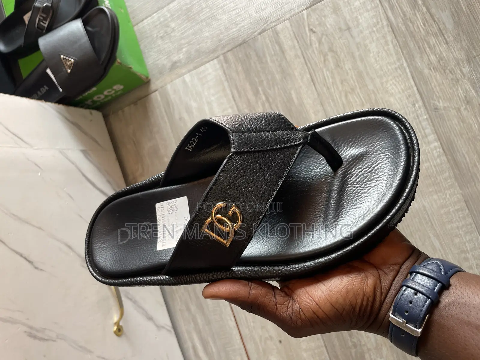 Men Leather Slippers