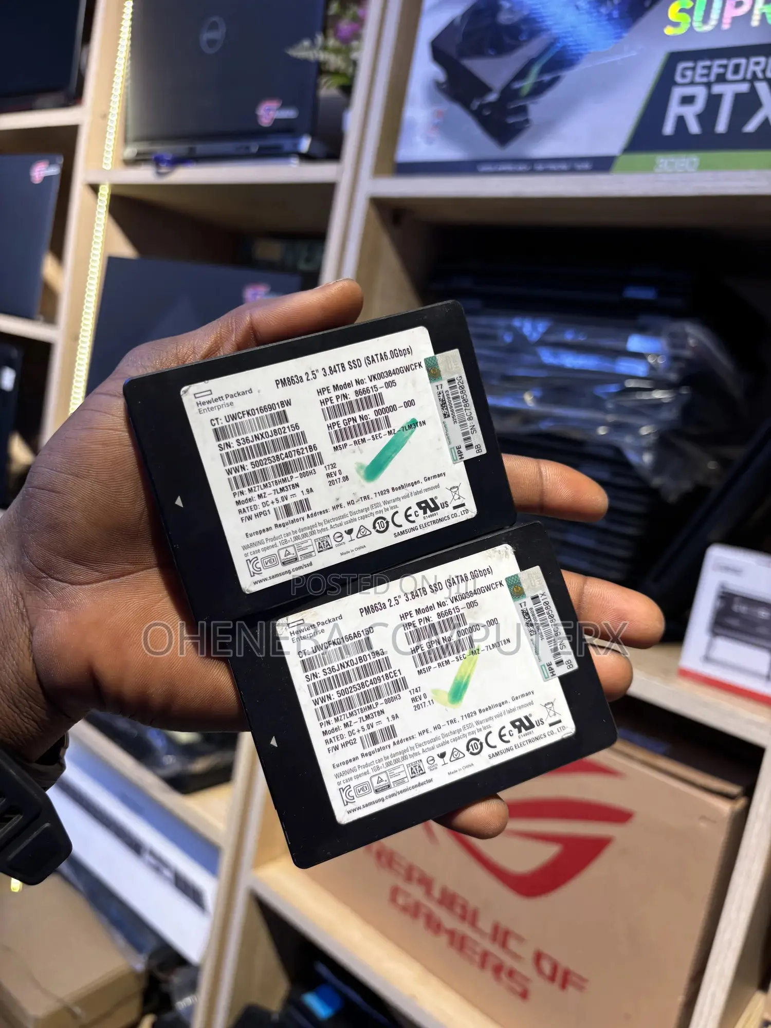 Hp 4tb Sata SSD for Desktop, Laptop,Dvr CCTV and Sever