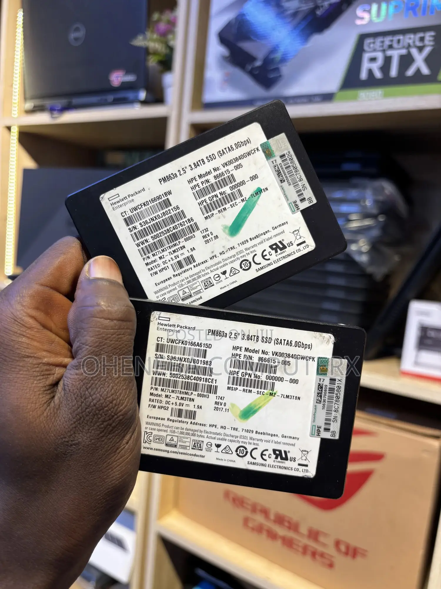 Hp 4tb Sata SSD for Desktop, Laptop,Dvr CCTV and Sever