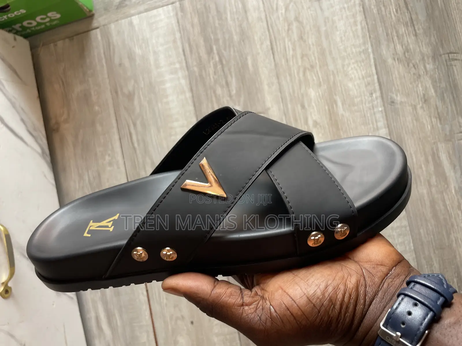Men Leather Slippers
