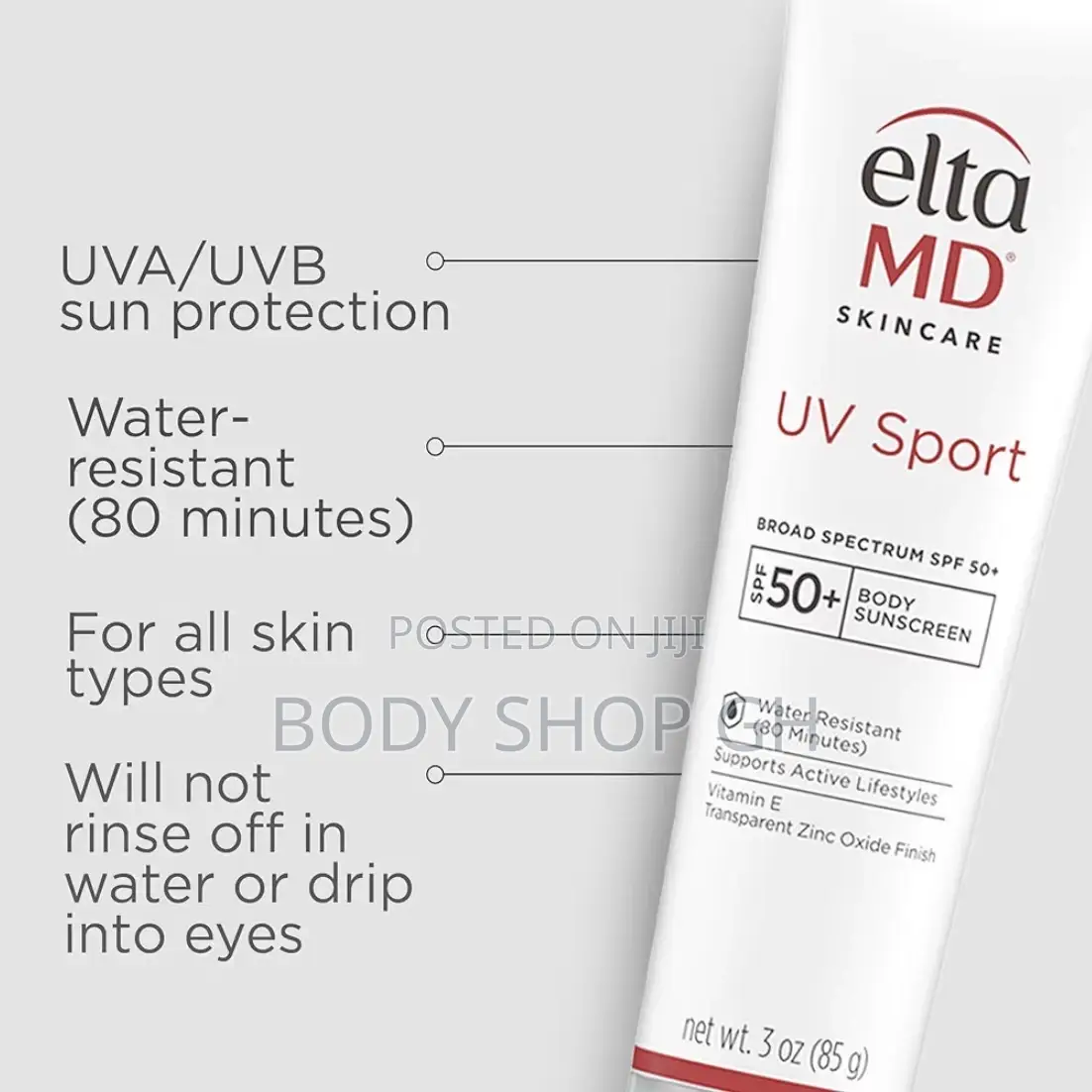 Eltamd Uv Sport Sunscreen Lotion SPF 50 -Face and Body Sunscreen Spf50