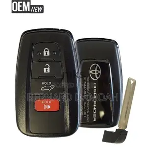 Oem Key for Toyota Highlander and Rav4