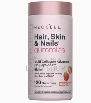 Hair Skin and Nails Gummies With Multi Collagen + Vitamin C and Biotin