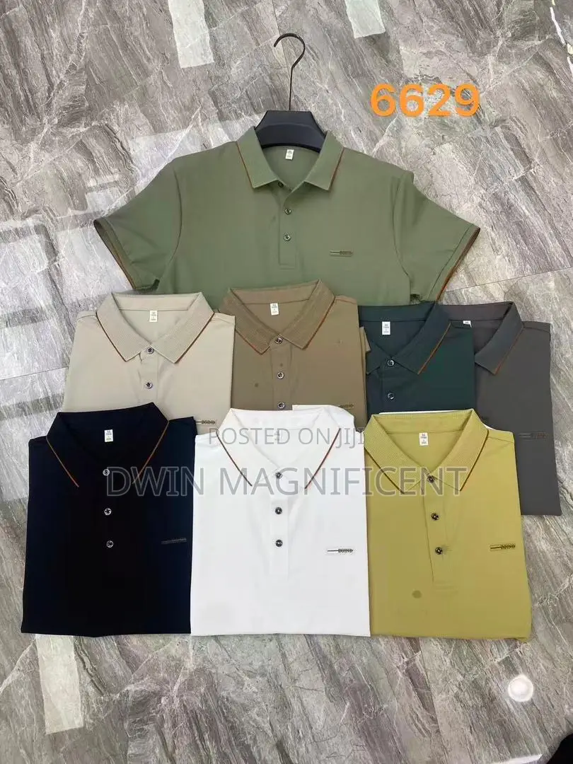 High Quality Men’S Zipper Polo Shirt