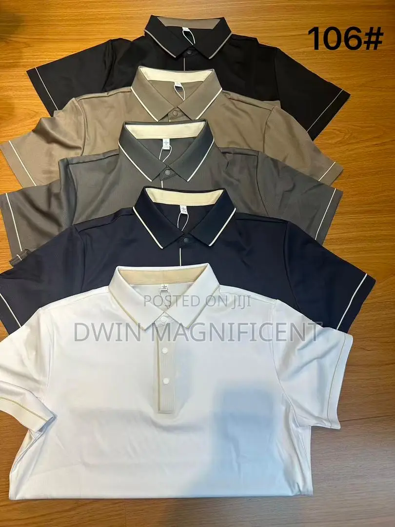 High Quality Men’S Zipper Polo Shirt