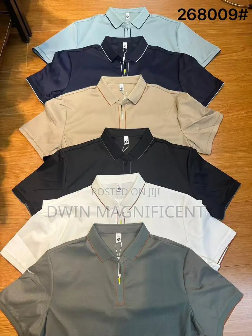 High Quality Men’S Zipper Polo Shirt