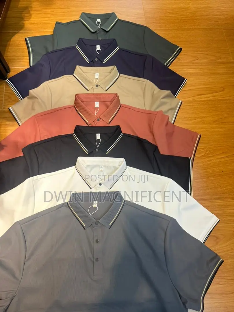 High Quality Men’S Zipper Polo Shirt