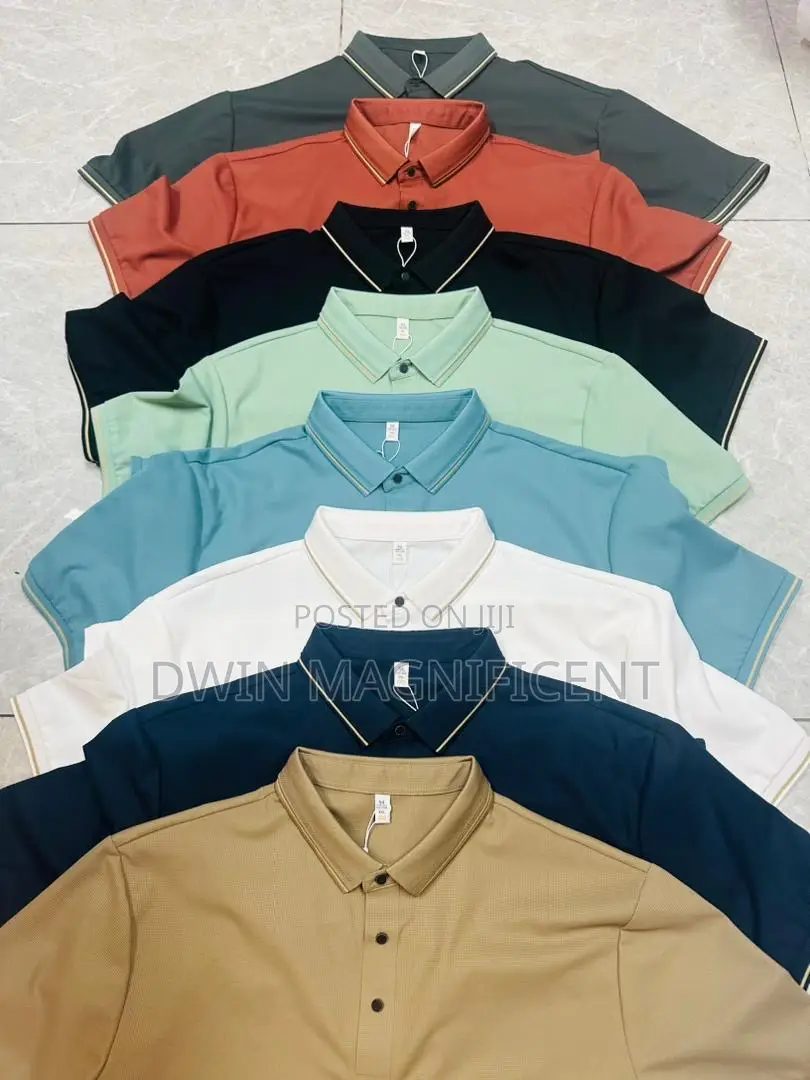 High Quality Men’S Zipper Polo Shirt