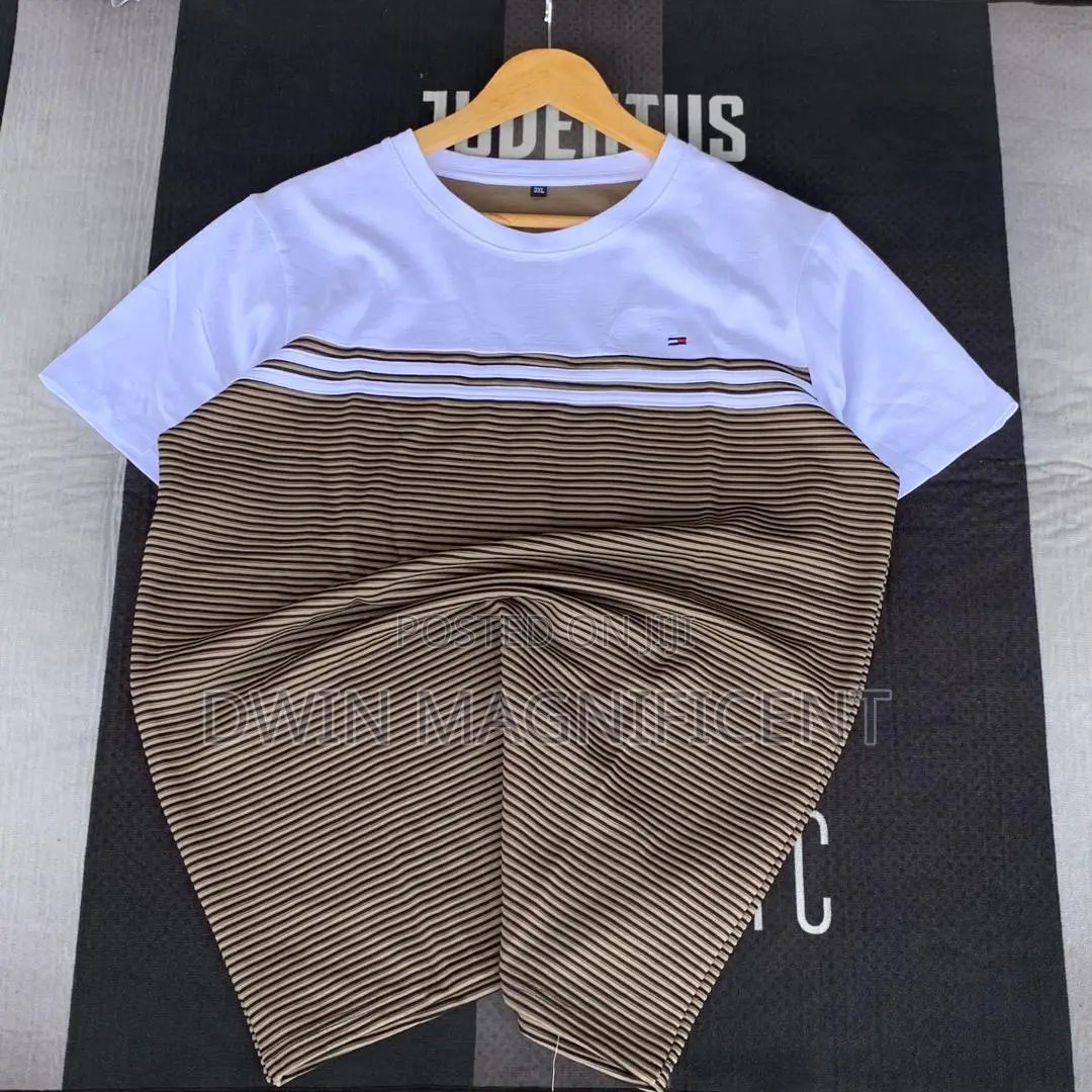 Tommy Hilfiger Short-Sleeve T-Shirt With a Horizontal Striped Design