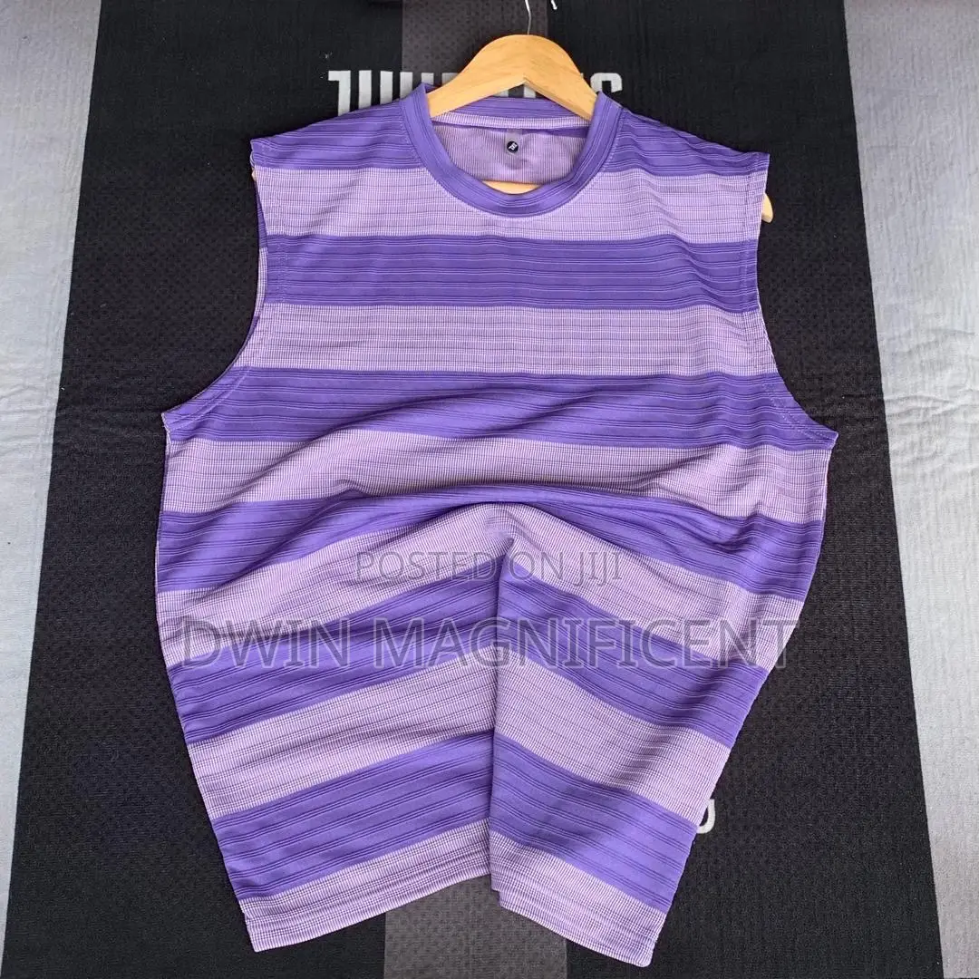 Thailand Ribbed Striped Tank Top