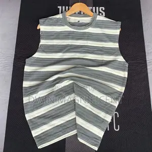 Thailand Ribbed Striped Tank Top
