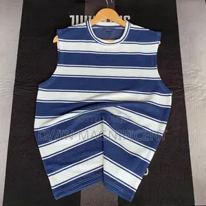 Thailand Ribbed Striped Tank Top
