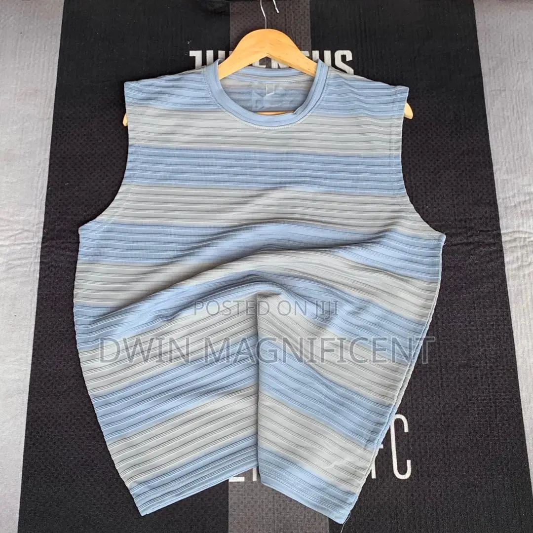 Thailand Ribbed Striped Tank Top