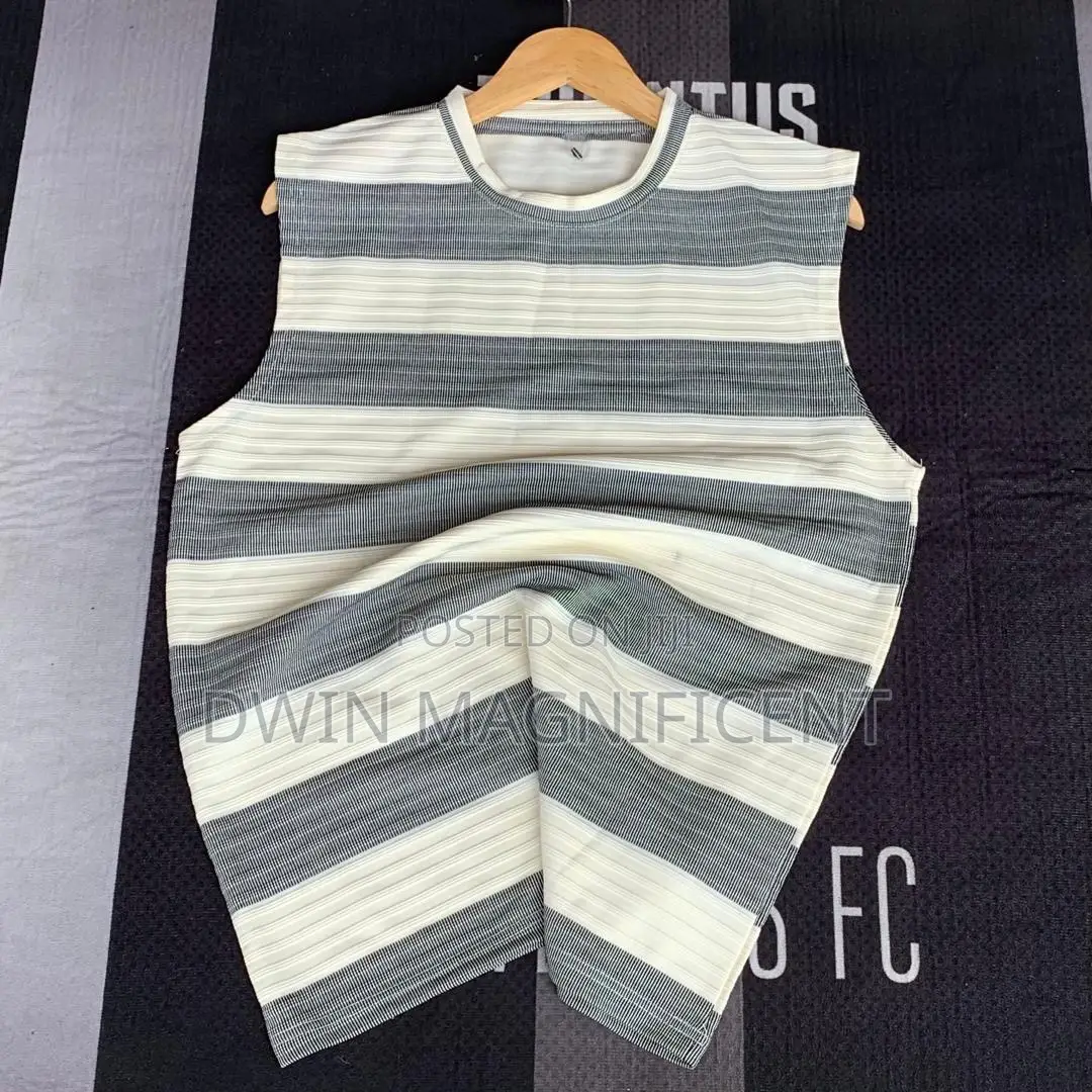 Thailand Ribbed Striped Tank Top