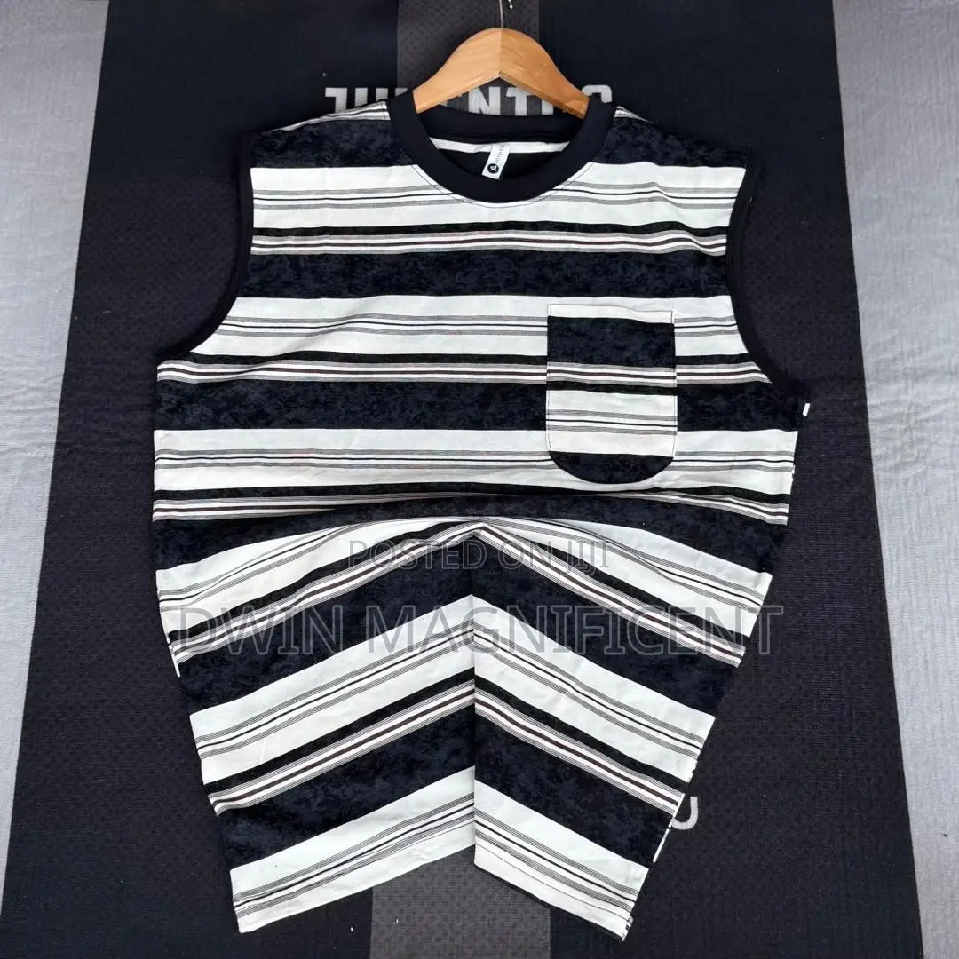 Thailand Ribbed Striped Tank Top
