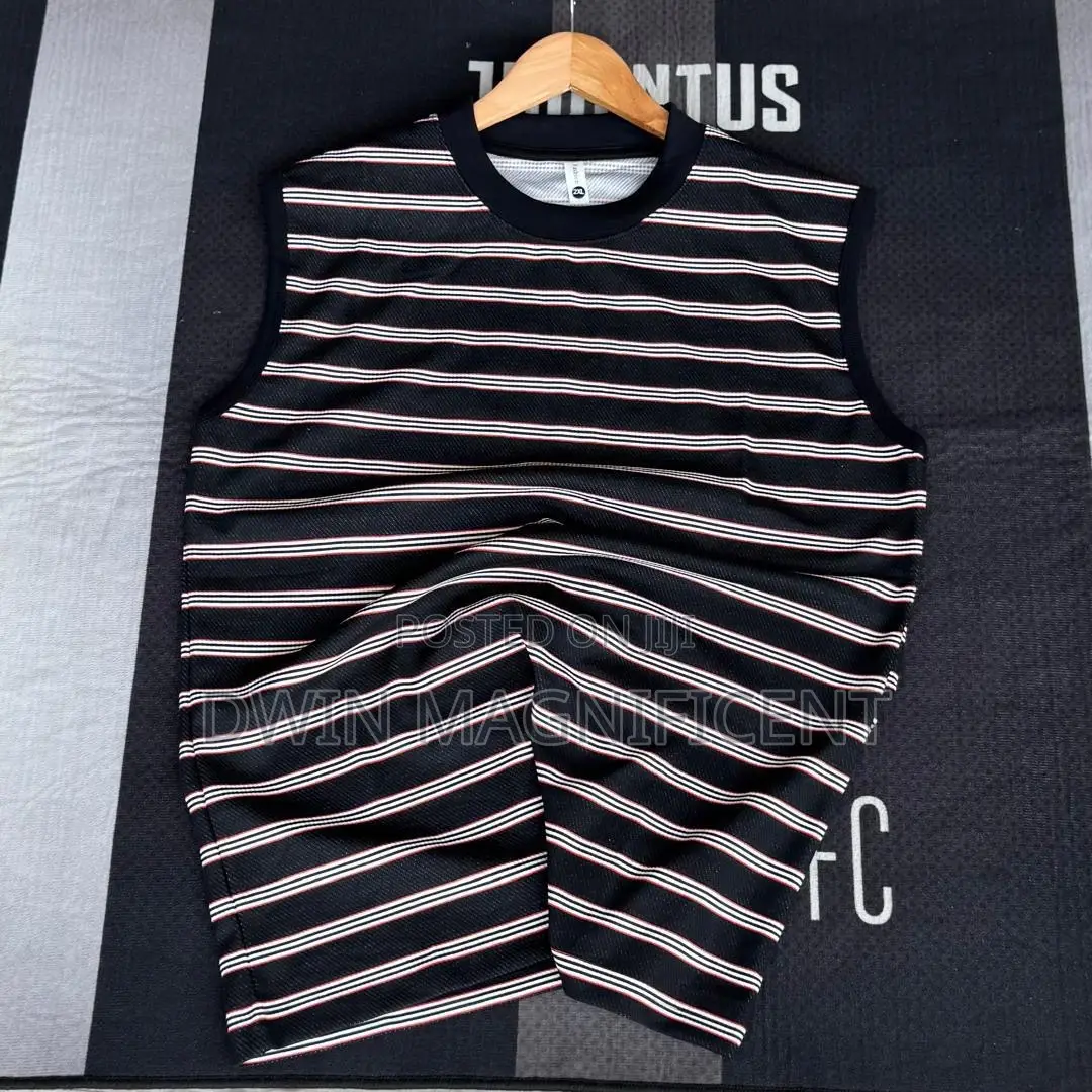 Thailand Ribbed Striped Tank Top