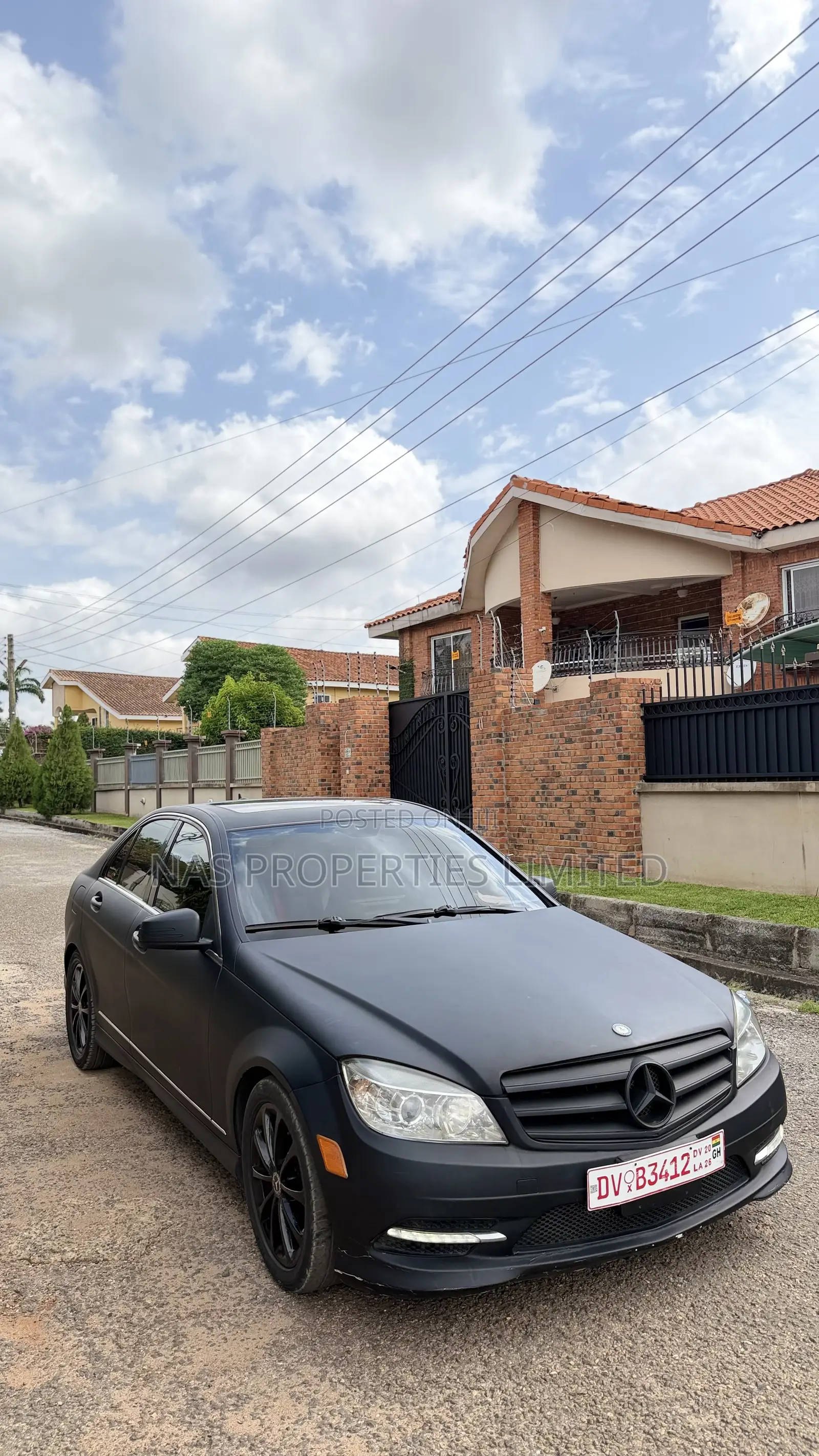 Mercedes-Benz C300 Sport 4Matic Sedan AWD (3.0L 6cyl 7A) 2010 Black