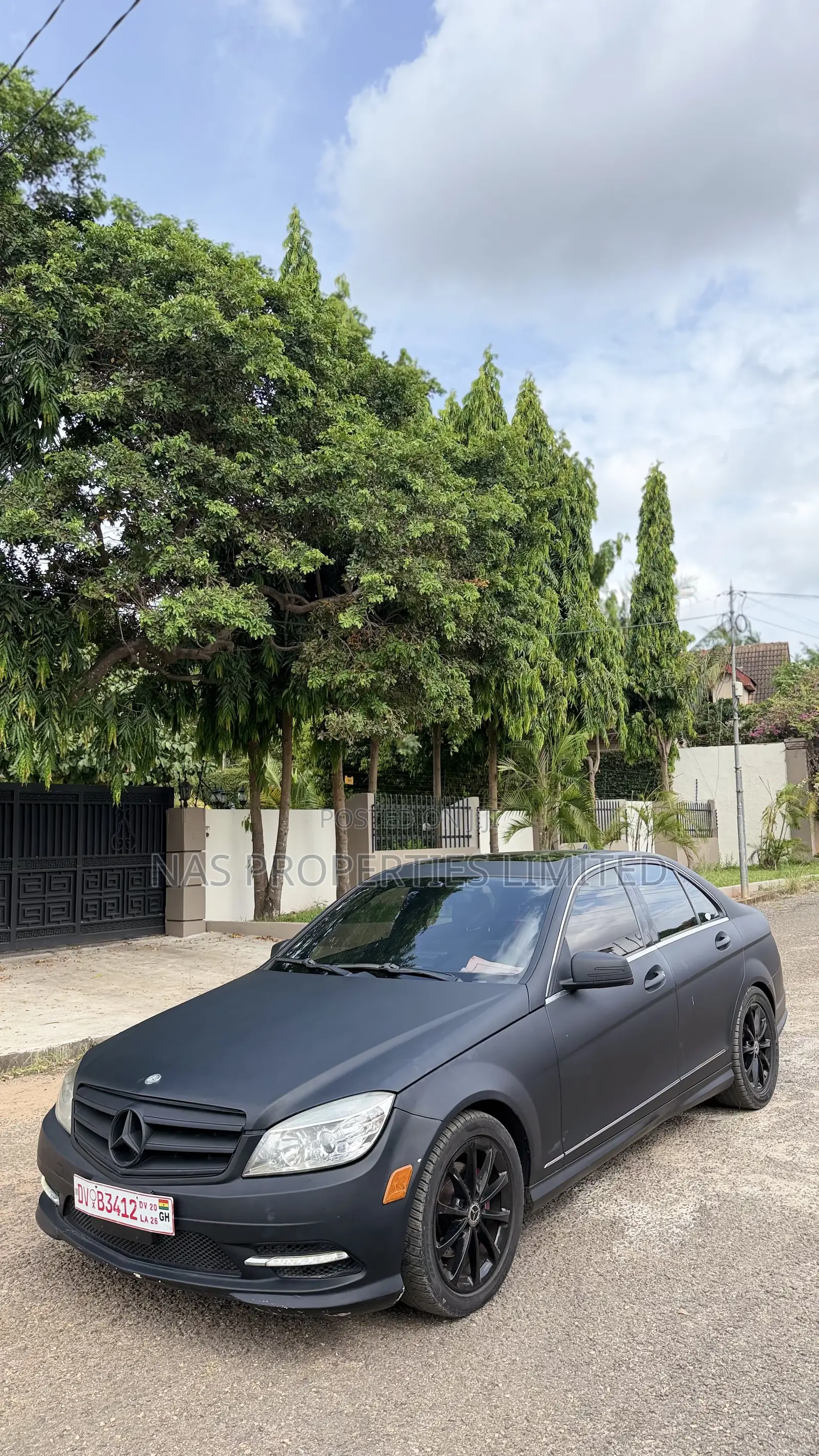Mercedes-Benz C300 Sport 4Matic Sedan AWD (3.0L 6cyl 7A) 2010 Black