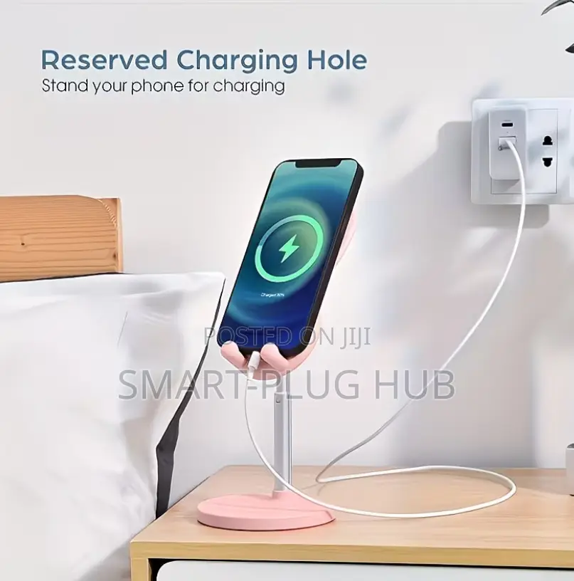 Cute Bunny Adjustable Phone Stand Holder–Desk Mount for iPhone Android