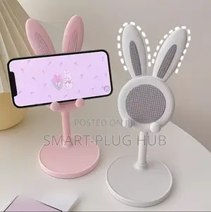 Cute Bunny Adjustable Phone Stand Holder–Desk Mount for iPhone Android