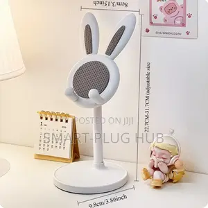 Cute Bunny Adjustable Phone Stand Holder–Desk Mount for iPhone Android