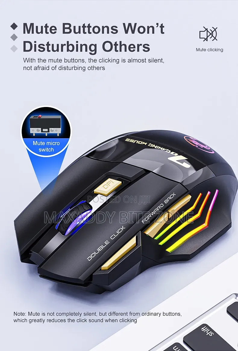 Imice Gw-X7 3200dpi Wireless Gaming Mouse Usb