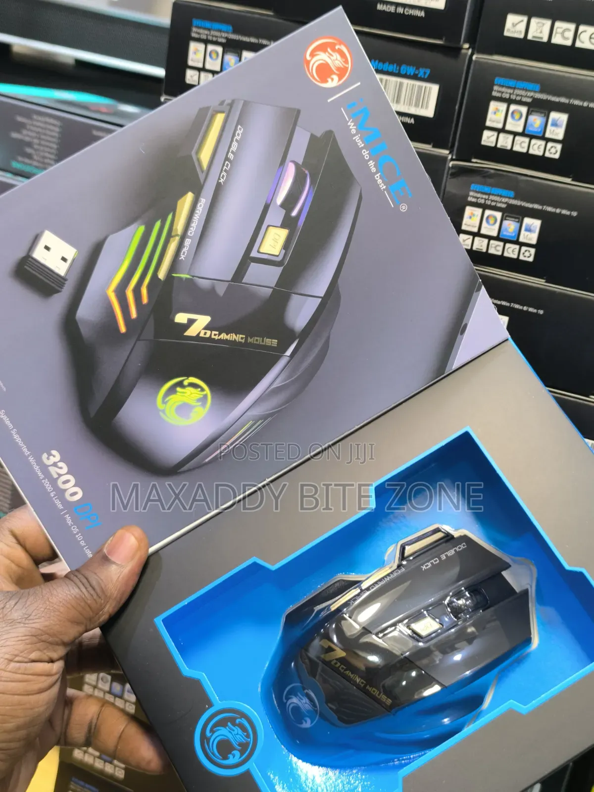 Imice Gw-X7 3200dpi Wireless Gaming Mouse Usb