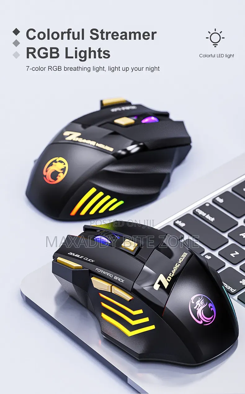 Imice Gw-X7 3200dpi Wireless Gaming Mouse Usb