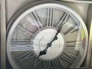 45cm Round 3d Clock Roman Numerals Vintage Style